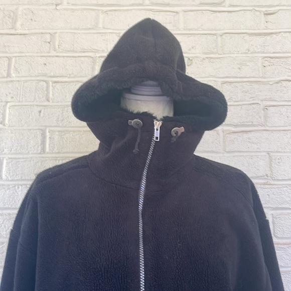 NILS Resort Wear Cozy Black Plush Teddy  Coat - Picture 12 of 12